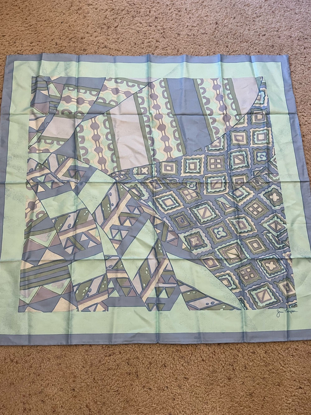 Jim Thompson silk scarf